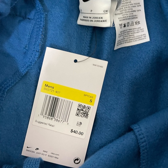 Blue Men’s Nike Shorts - Picture 2 of 3